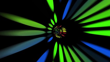 Wall Mural - Traveling Along a Digital Vortex