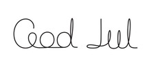 God Jul Inscription. Merry Christmas Calligraphy Template In Scandinavian