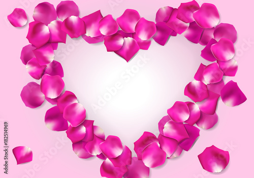 バラ 花びら ハート ピンク Stock Vector Adobe Stock バラ 花びら ハート ピンク Stock Vector Adobe Stock