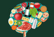 alimentation - nourriture - cerveau - alimentaire -aliment - manger - santé - diète - régime