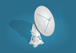 Radar Dish Satellites Dish Flat and Shadow Theme