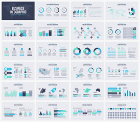 Wall Mural - Multipurpose presentation vector template infographic.