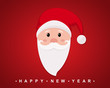 © chekman - The face of Santa Claus. Vector illustration