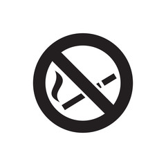 Poster - no smoking icon illustration