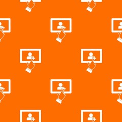 Poster - Touch screen tablet click pattern seamless