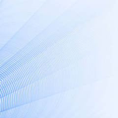Poster - Light blue texture with concentric circles