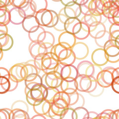 Poster - Seamless geometric circle pattern background - vector design from rings with opacity effect