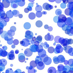 Poster - Repeating abstract chaotic dot background pattern - vector illustration from circles with opacity effect