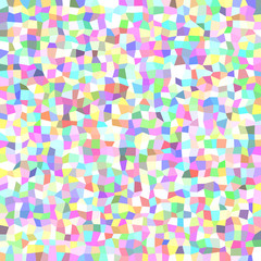 Poster - Abstract geometrical irregular rectangle mosaic background - polygonal vector graphic design from rectangles in colorful tones