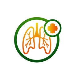 Sticker - lung health logo