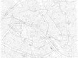 Strade di Parigi, mappa della città, Francia, strade