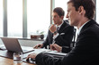 © Jacob Lund - Corporate professionals during a meeting in office