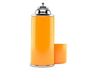 Poster - Orange spray can