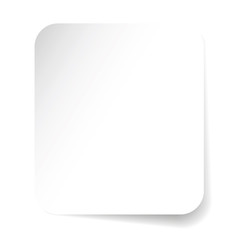 Aufkleber - empty label square sticker tag