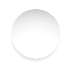 Aufkleber - empty label round sticker tag