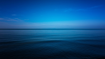 Dark and Blue ocean, Vast ocean and calm