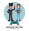 © Jemastock - Workers infographic cartoon icon vector illustration graphic design