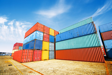 Industrial Container yard for Logistic Import Export business