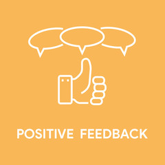 Wall Mural - POSITIVE FEEDBACK CONCEPT