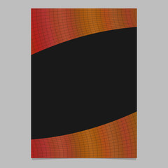 Poster - Geometrical colorful gradient grid brochure template design - vector flyer background illustration