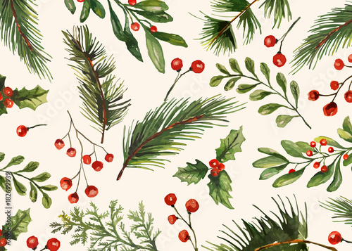 Cuadros en Lienzo Holiday Greeting Cards, retro style