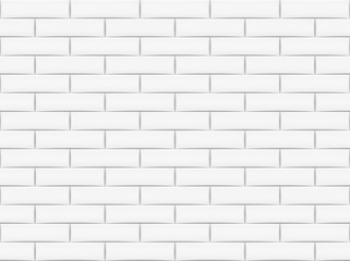 Ceramic brick tile wall. Vector illustration. Eps 10