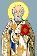 Portrait Of Saint Nicholas The Wonderworker