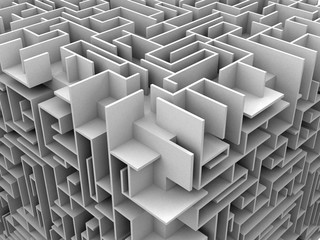 Poster - Cube maze