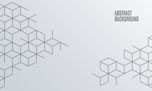 Vector Abstract Boxes Background. Square Mesh.