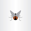 fly insect vector logo symbol sign