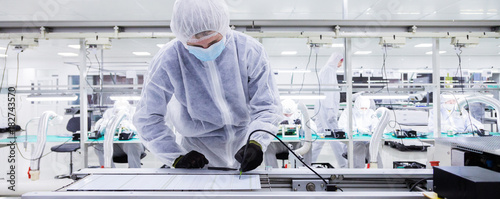 Fotografía manufacturing of television sets