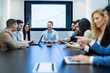 © NDABCREATIVITY - Picture of business meeting in conference room