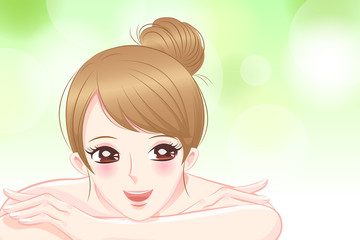 Wall Mural - beauty womoman do spa