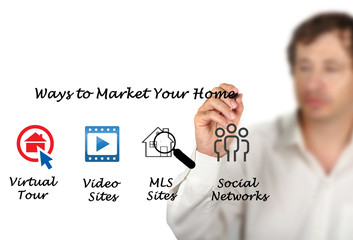 Wall Mural - Marketing your home