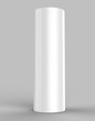 © godesignz - Round Expand Tower  three panels Graphic panels Pop Up Display or totem banner stand. 3d render illustration.