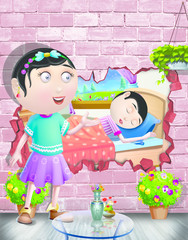 Sticker - nursery rhyme for kids