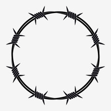Barbed Wire Of Circle Shape