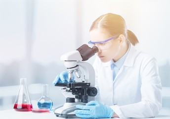 Wall Mural - scientist.