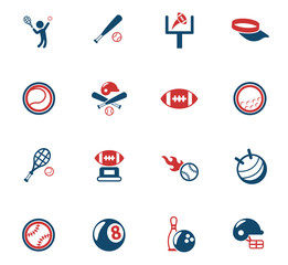 Wall Mural - sport color icon set