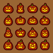 Autumn Gourd Patchwork Art Print Free Stock Photo - Public Domain Pictures