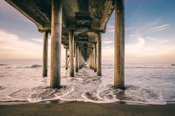 Sunrise under the pier