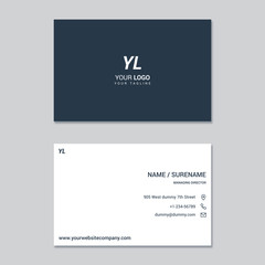 Wall Mural - Minimalist and Modern business card template