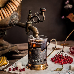 Wall Mural - Tea from Samovar