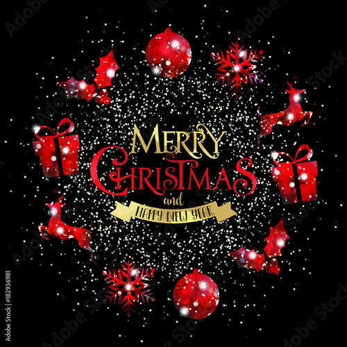 Immagini Natale Glitter.Merry Christmas Ghirlanda Natale Glitter Buy This Stock Vector And Explore Similar Vectors At Adobe Stock Adobe Stock