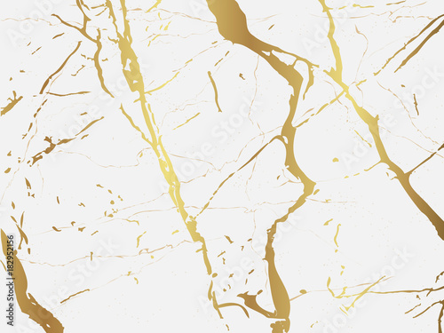 Fotomural Trendy luxury Gold Marble Texture background design for wedding card, Fashion br