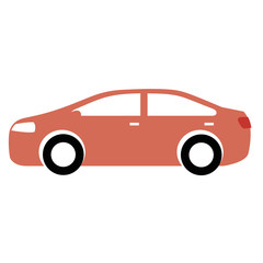 Sticker - modern car isolated icon vector illustration design