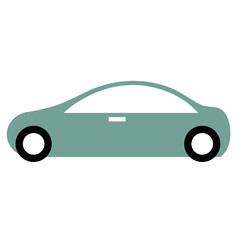 Sticker - modern car isolated icon vector illustration design