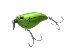 Spinning Bait For Fishing On White Background