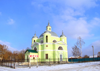 winter view of the сhurch