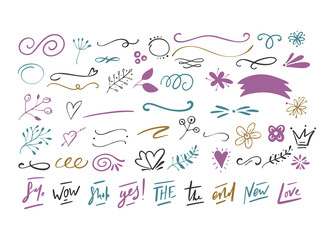 Wall Mural - handdrawn vector doodles.